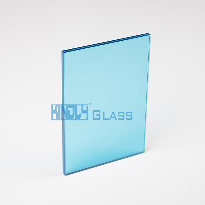 Ocean Blue PVB Clear Laminated Glass